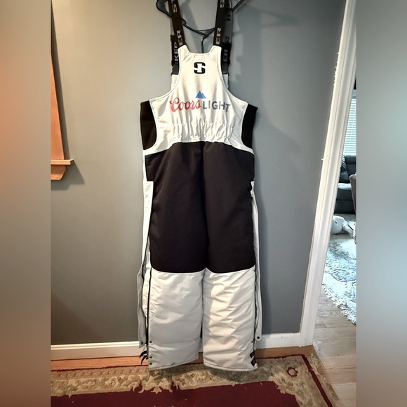 Ltd Edition Coors Ice Fishing And Snowmobiling Bibs by Striker Men's Sz XL NWOT - Picture 11 of 14